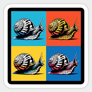 Zebra Nerite - Cool Tropical Fish Sticker